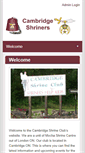 Mobile Screenshot of cambridgeshriners.com